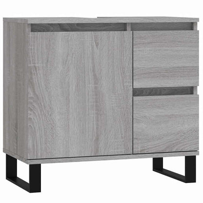 Armadietto Bagno Grigio Sonoma 65x33x60 cm in Legno Multistrato | homemem39