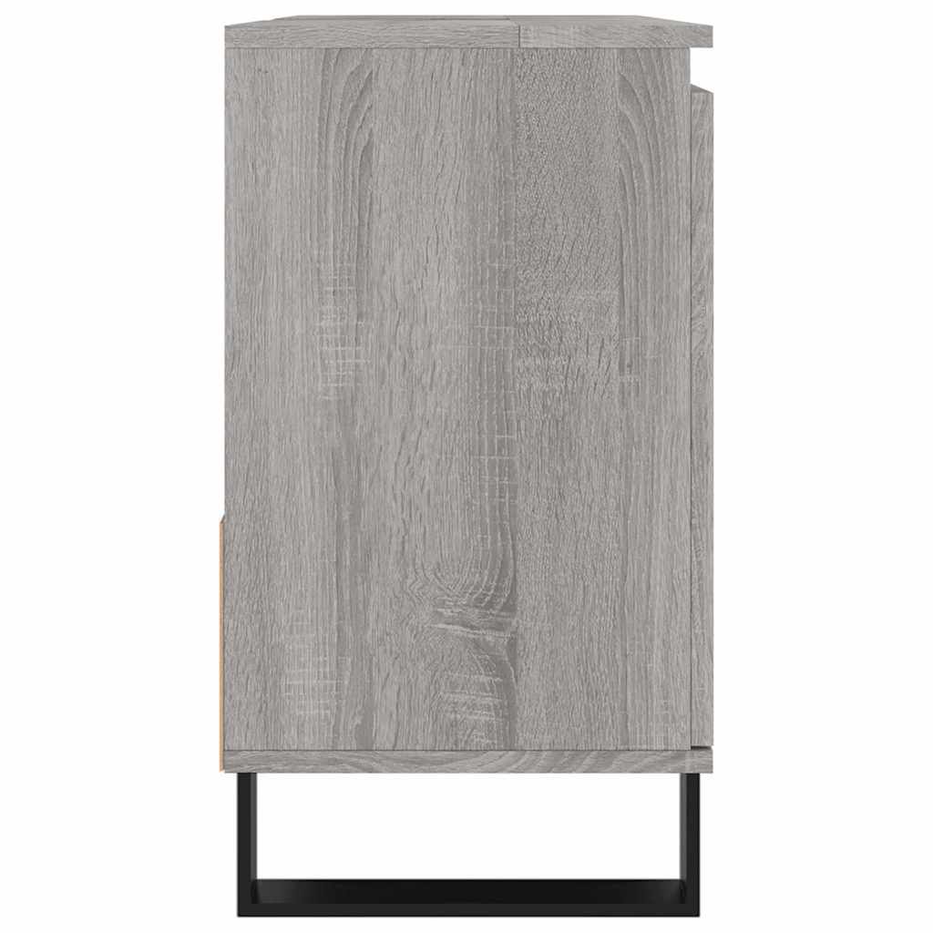 Armadietto Bagno Grigio Sonoma 65x33x60 cm in Legno Multistrato | homemem39