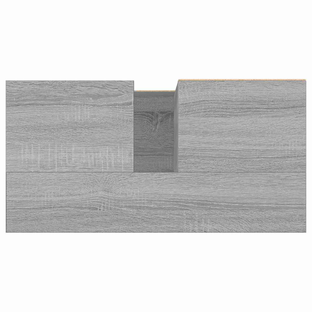 Armadietto Bagno Grigio Sonoma 65x33x60 cm in Legno Multistrato | homemem39