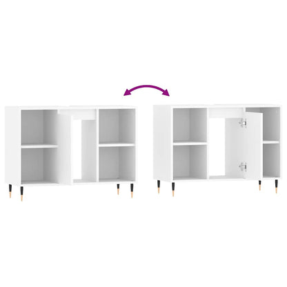 Mobile da Bagno Bianco 80x33x60 cm in Legno Multistrato - homemem39