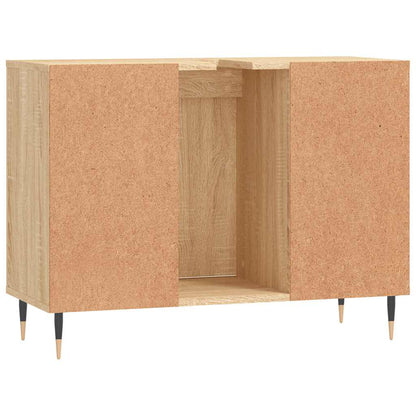 Mobile da Bagno Rovere Sonoma 80x33x60 cm in Legno Multistrato - homemem39