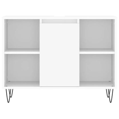 Mobile da Bagno Bianco 80x33x60 cm in Legno Multistrato - homemem39