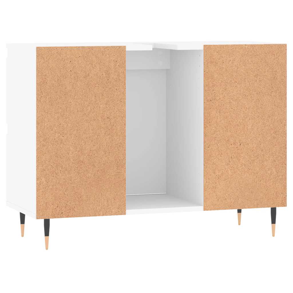 Mobile da Bagno Bianco 80x33x60 cm in Legno Multistrato | homemem39