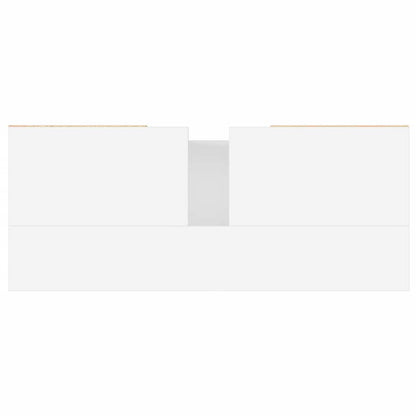 Mobile da Bagno Bianco 80x33x60 cm in Legno Multistrato | homemem39
