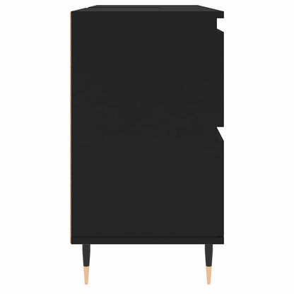 Mobile da Bagno Nero 80x33x60 cm in Legno Multistrato | homemem39