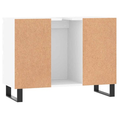 Mobile da Bagno Bianco 80x33x60 cm in Legno Multistrato | homemem39