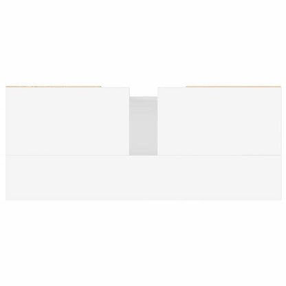 Mobile da Bagno Bianco 80x33x60 cm in Legno Multistrato | homemem39