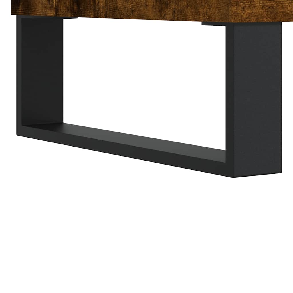 Armadietto Bagno Rovere Fumo 80x33x60 cm in Legno Multistrato | homemem39
