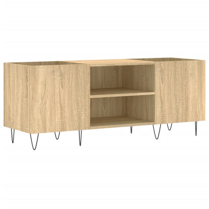 Mobile Porta Dischi Rovere Sonoma 121x38x48cm Legno Multistrato