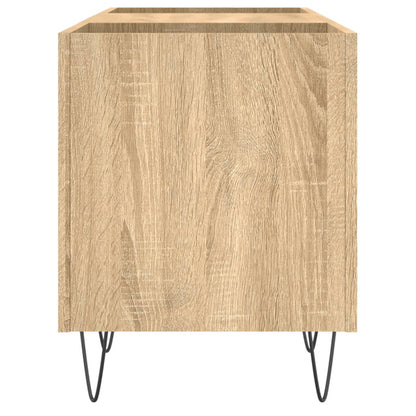 Mobile Porta Dischi Rovere Sonoma 121x38x48cm Legno Multistrato
