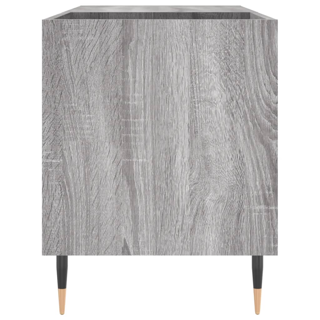 Mobile Porta Dischi Grigio Sonoma 85x38x48 cm Legno Multistrato - homemem39