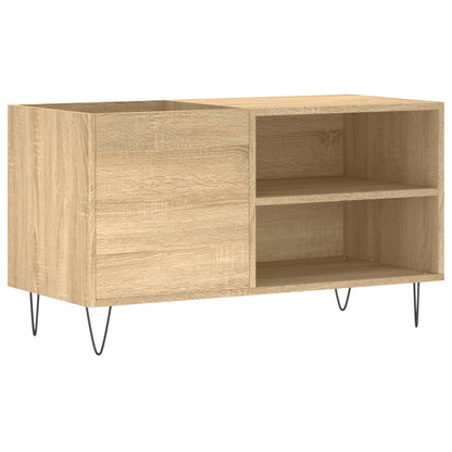 Mobile Porta Dischi Rovere Sonoma 85x38x48 cm Legno Multistrato - homemem39