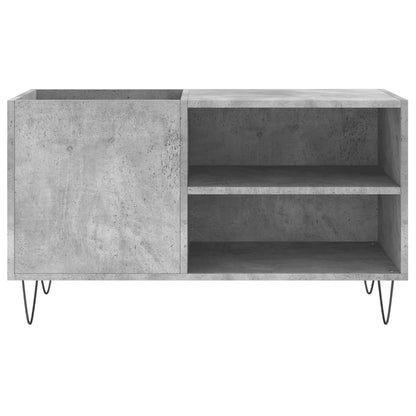 Mobile Porta Dischi Grigio Cemento 85x38x48cm Legno Multistrato - homemem39