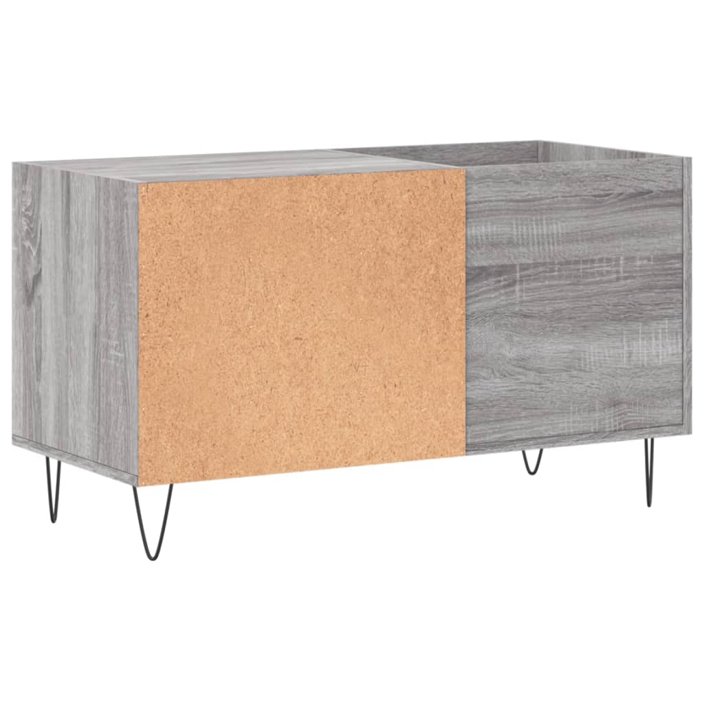 Mobile Porta Dischi Grigio Sonoma 85x38x48 cm Legno Multistrato - homemem39