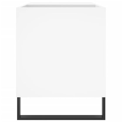 Mobile Porta Dischi Bianco 85x38x48 cm in Legno Multistrato | homemem39
