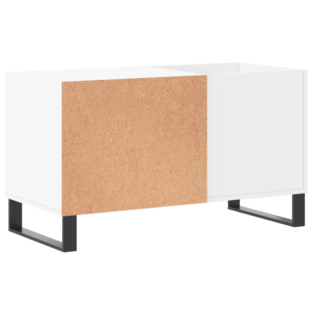 Mobile Porta Dischi Bianco 85x38x48 cm in Legno Multistrato - homemem39