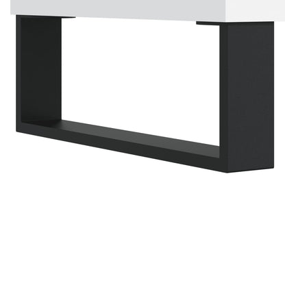 Mobile Porta Dischi Bianco 85x38x48 cm in Legno Multistrato | homemem39