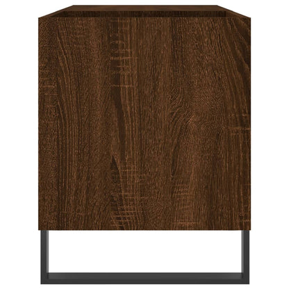 Mobile Porta Dischi Rovere Marrone 85x38x48cm Legno Multistrato - homemem39