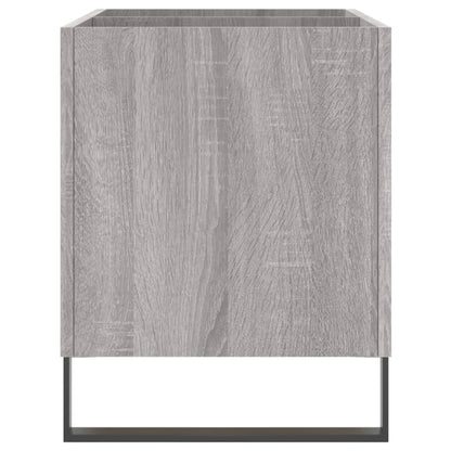 Mobile Porta Dischi Grigio Sonoma 74,5x38x48 Legno Multistrato