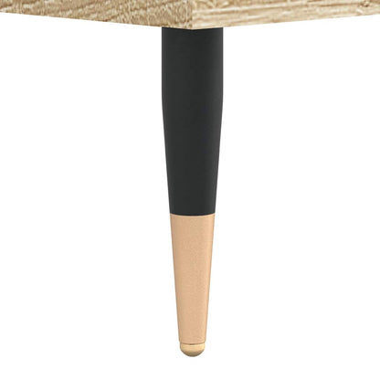 Mobile Porta Dischi Rovere Sonoma 100x38x48cm Legno Multistrato - homemem39
