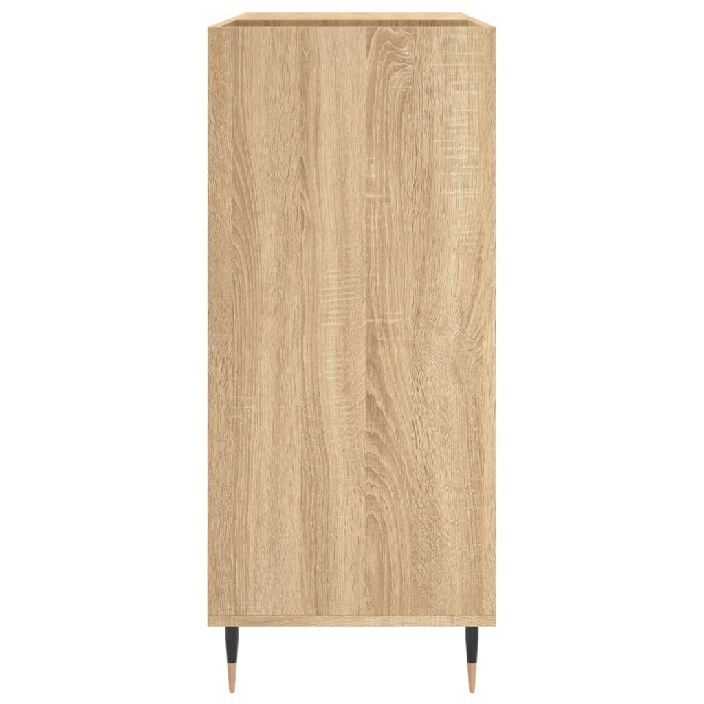 Mobile Porta Dischi Rovere Sonoma 84,5x38x89 Legno Multistrato - homemem39