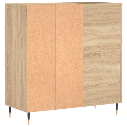 Mobile Porta Dischi Rovere Sonoma 84,5x38x89 Legno Multistrato - homemem39