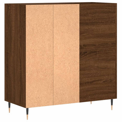 Mobile Porta Dischi Rovere Marrone 84,5x38x89 Legno Multistrato - homemem39