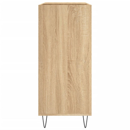 Mobile Porta Dischi Rovere Sonoma 84,5x38x89 Legno Multistrato - homemem39