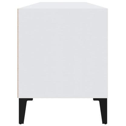 Mobile Porta TV Bianco 100x34,5x44,5 cm in Legno Multistrato - homemem39