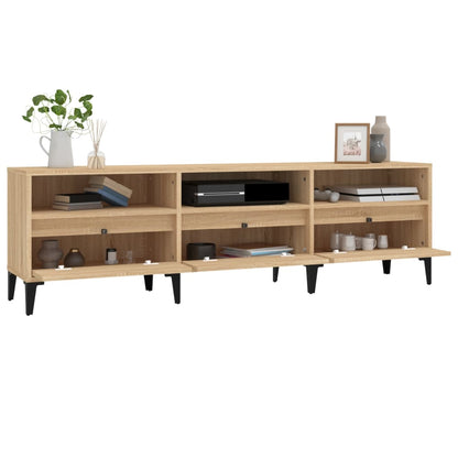 Mobile Porta TV Rovere Sonoma 150x30x44,5 cm Legno Multistrato
