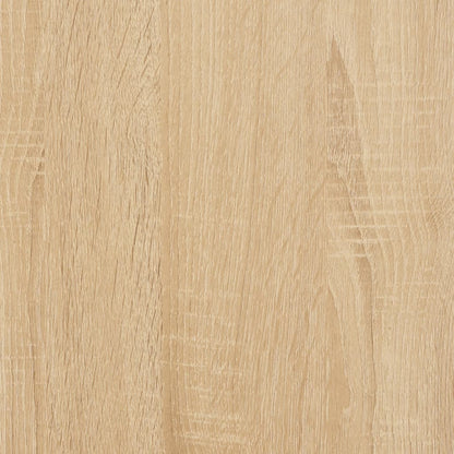 Mobile Porta Dischi Rovere Sonoma 84,5x38x48 Legno Multistrato - homemem39