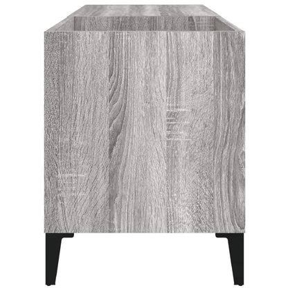 Mobile Porta Dischi Grigio Sonoma 84,5x38x48 Legno Multistrato - homemem39