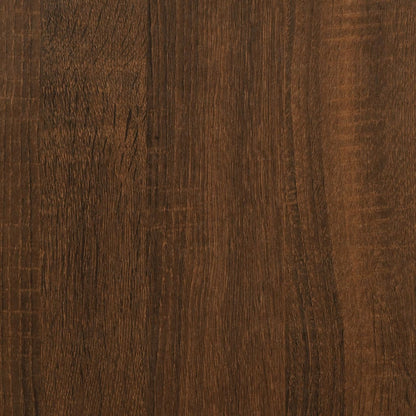 Mobile Porta Dischi Rovere Marrone 84,5x38x48 Legno Multistrato - homemem39