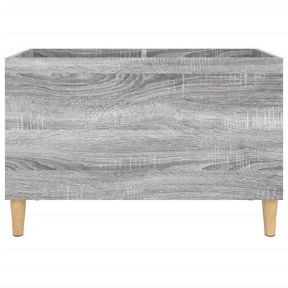Mobile Porta Dischi Grigio Sonoma 74,5x38x48 Legno Multistrato - homemem39
