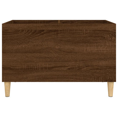 Mobile Porta Dischi Rovere Marrone 74,5x38x48 Legno Multistrato - homemem39