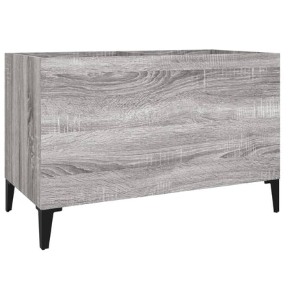 Mobile Porta Dischi Grigio Sonoma 74,5x38x48 Legno Multistrato - homemem39