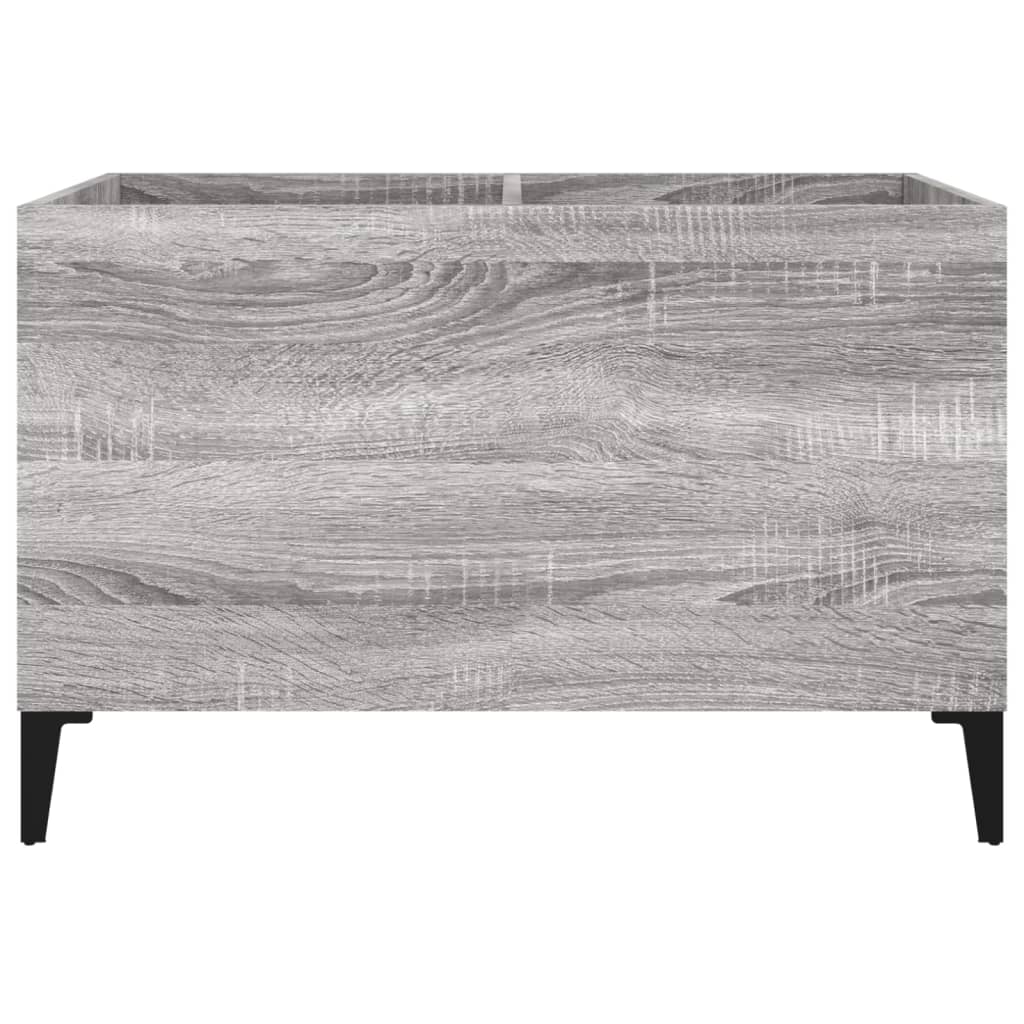 Mobile Porta Dischi Grigio Sonoma 74,5x38x48 Legno Multistrato - homemem39