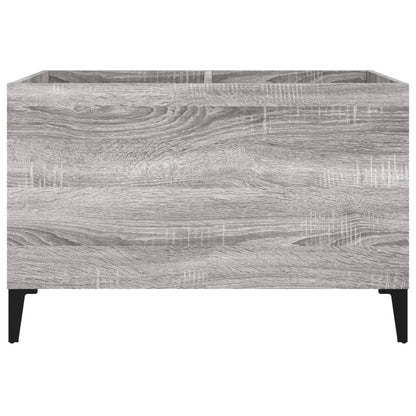 Mobile Porta Dischi Grigio Sonoma 74,5x38x48 Legno Multistrato - homemem39