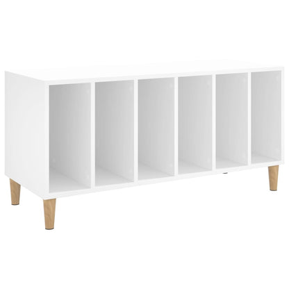 Mobile Porta Dischi Bianco 100x38x48 cm in Legno Multistrato - homemem39