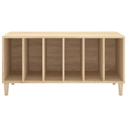 Mobile Porta Dischi Rovere Sonoma 100x38x48cm Legno Multistrato - homemem39
