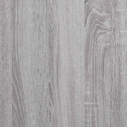 Mobile Porta Dischi Grigio Sonoma 84,5x38x89 Legno Multistrato - homemem39