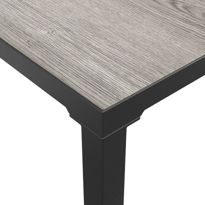 Set Salotto da Giardino 9 pz Nero e Grigio in Polyrattan | homemem39