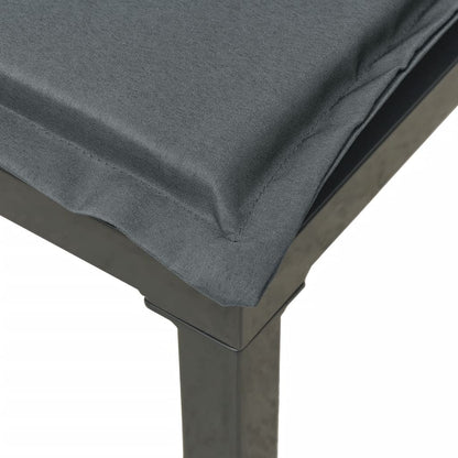 Set Salotto da Giardino 6 pz in Polyrattan Nero e Grigio | homemem39