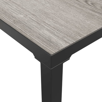 Set Salotto da Giardino 6 pz in Polyrattan Nero e Grigio | homemem39