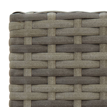 Set da Bar da Giardino 7 pz Grigio in Polyrattan | homemem39