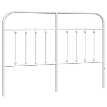 Testiera di Ricambio in Metallo Bianco 140 cm | homemem39