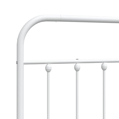 Testiera di Ricambio in Metallo Bianco 140 cm | homemem39