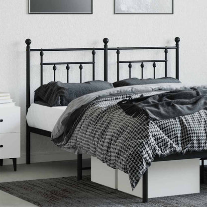 Testiera di Ricambio in Metallo Nero 140 cm - homemem39