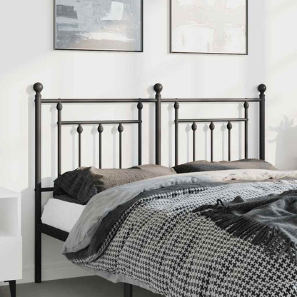 Testiera di Ricambio in Metallo Nero 150 cm | homemem39