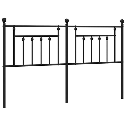 Testiera di Ricambio in Metallo Nero 160 cm